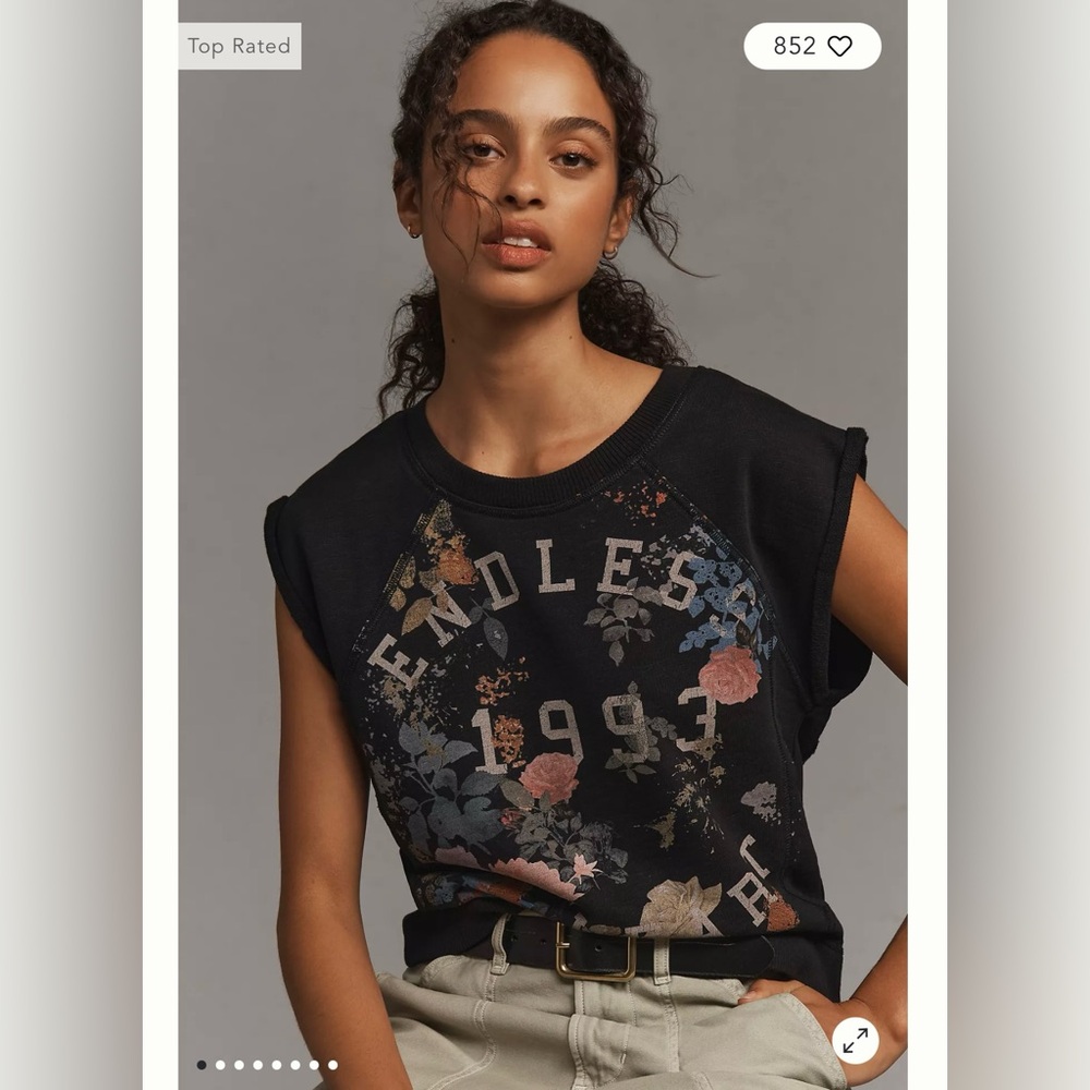 Pilcro sleeveless sweatshirt